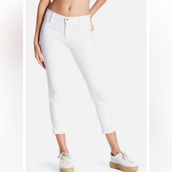 JAMES Jeans, white Twiggy Crop, size 28 - Picture 1 of 6